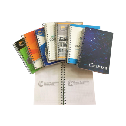 Cuaderno publicitario con diseño personalizado. Perfecto para promocionar tu marca.